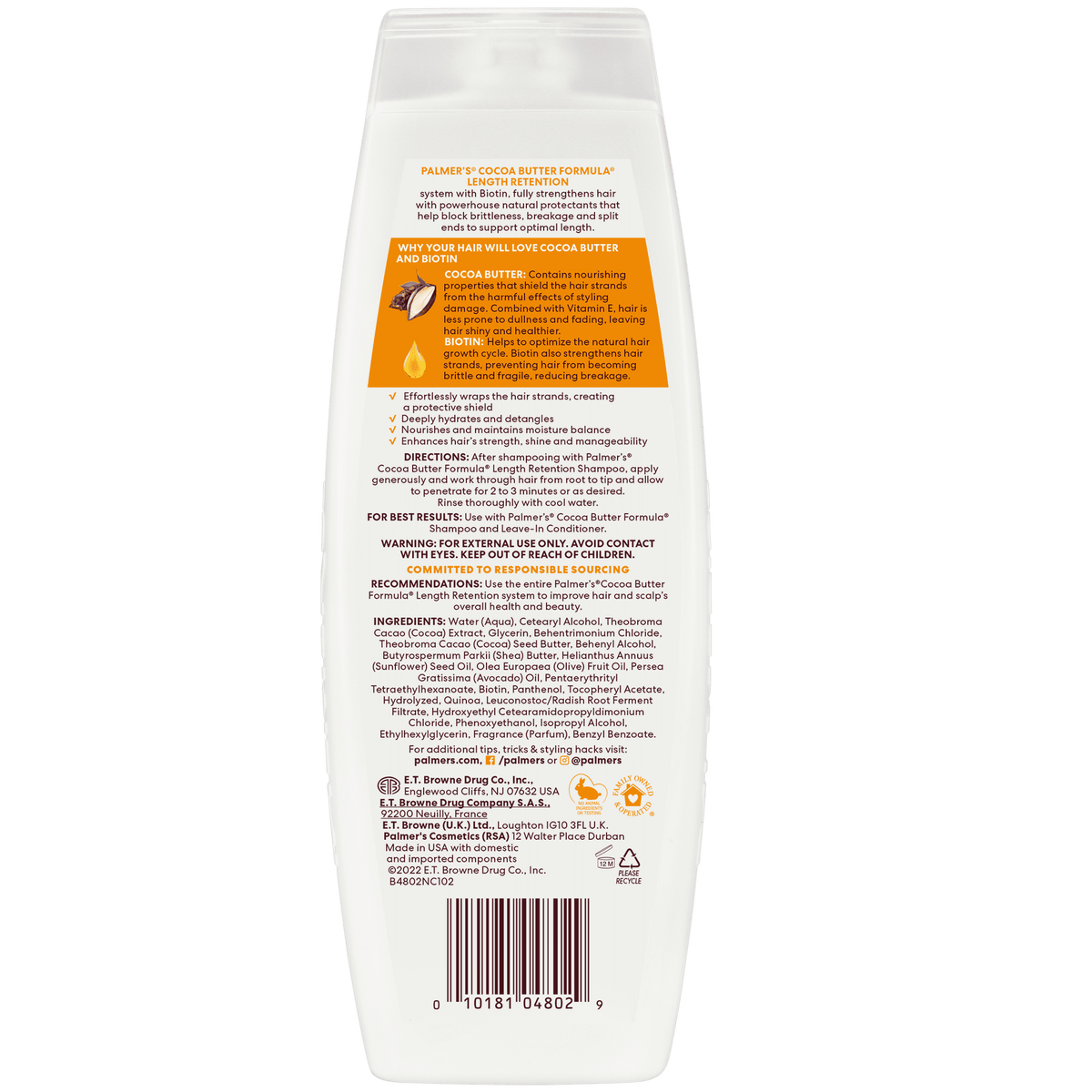 Palmers Length Retention Conditioner Plus Biotin 400ml-1