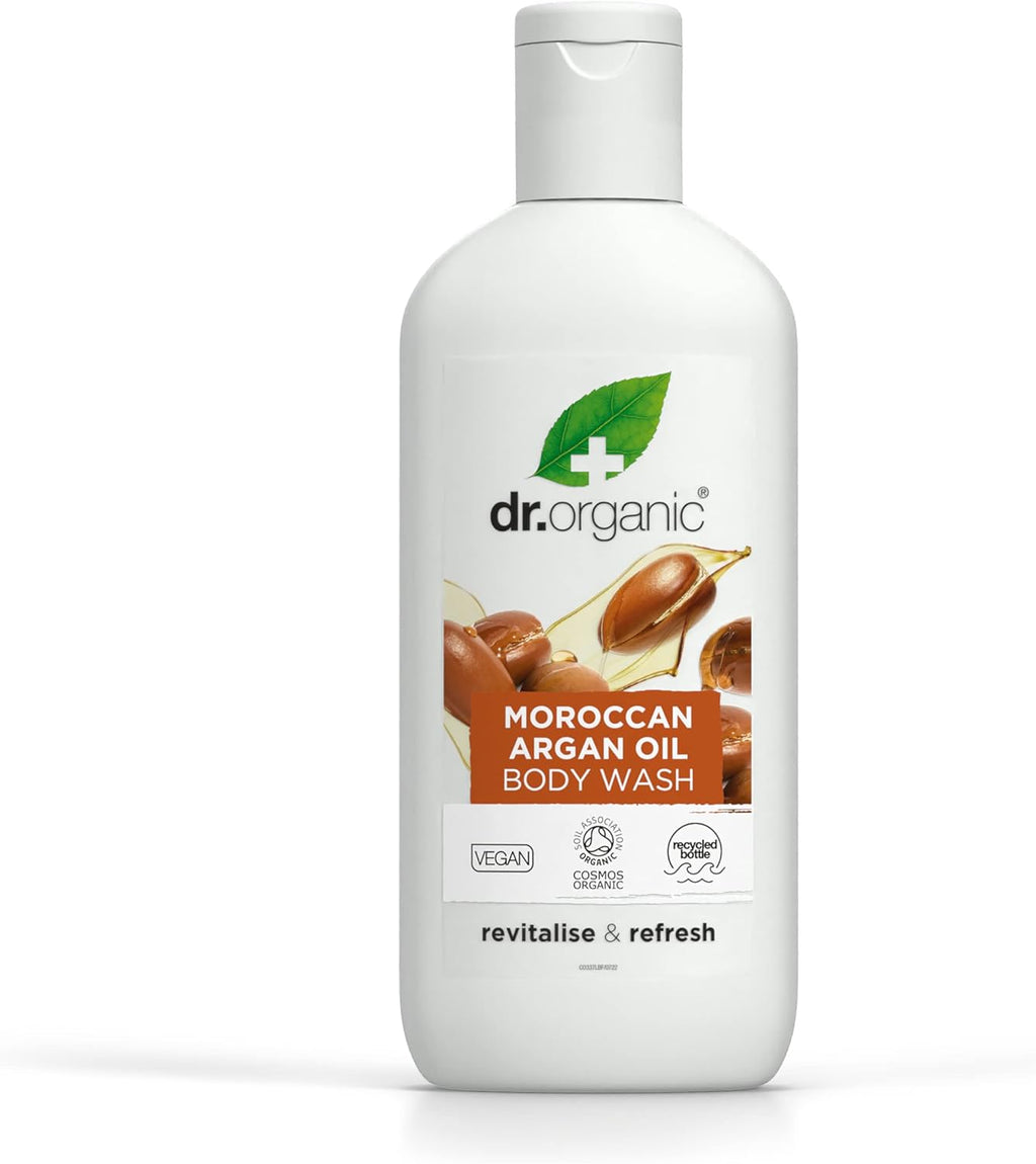 Dr Organic Bioactive Skincare Organic Moroccan Argan Oil Body Wash 250ml-0