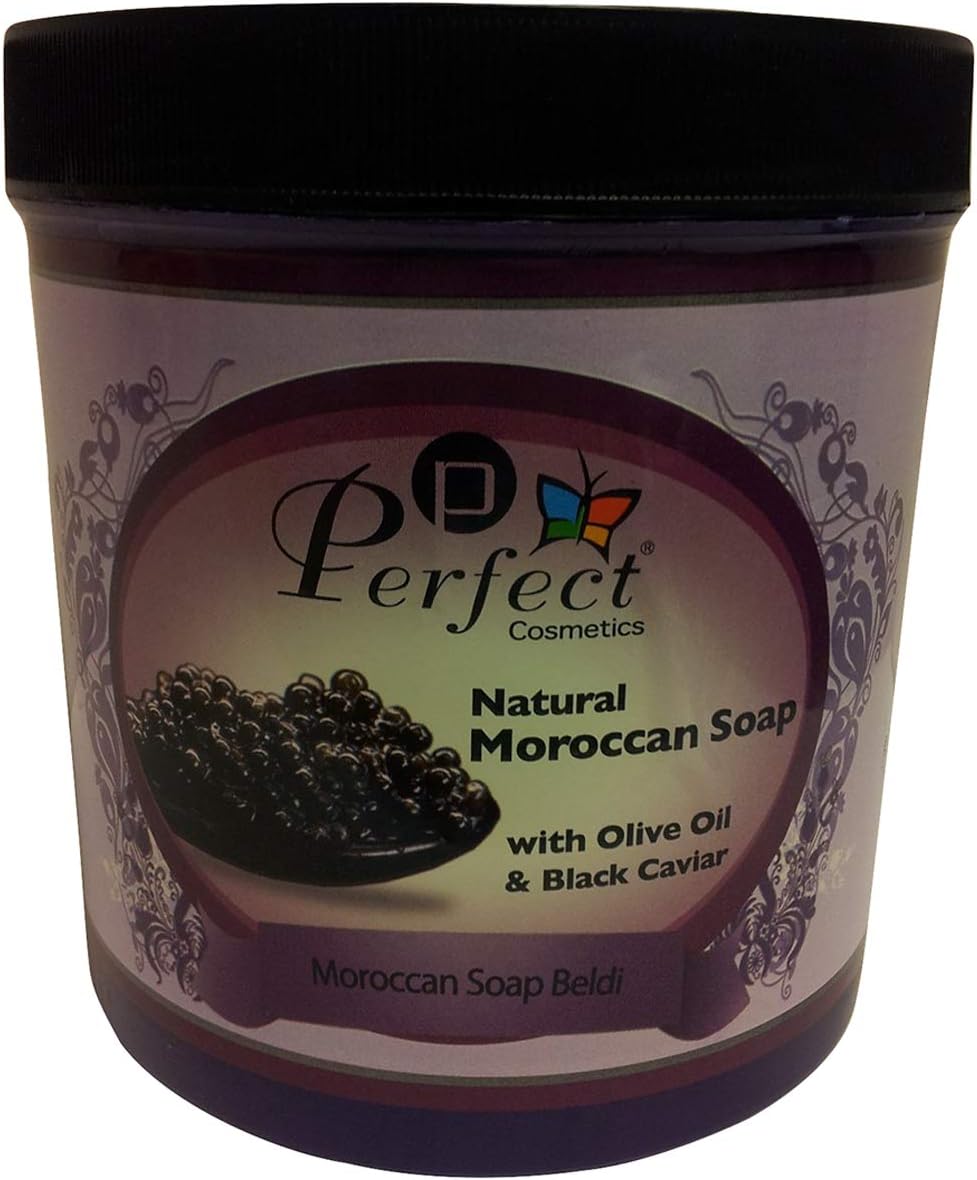 Perfect Cosmetics Natural Moroccan Soap With Olive Oil And Black Caviar 1000ml-0