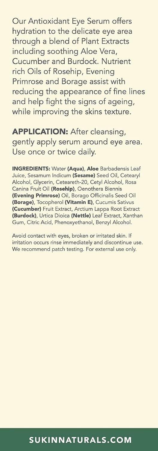 Sukin Natural Skincare Antioxidant Eye Serum 30ml-1
