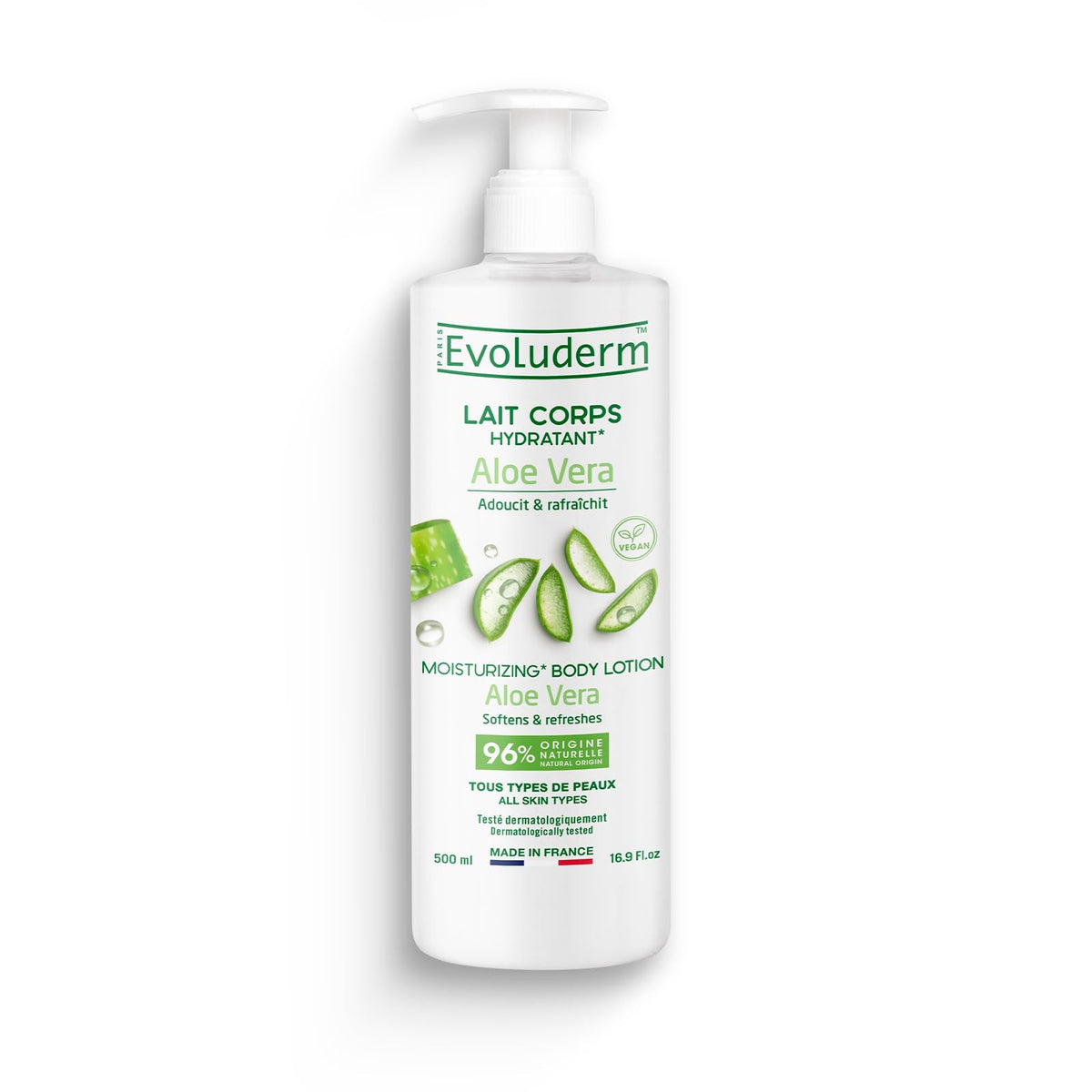 Evoluderm Moisturizing Aloe Vera Body Lotion 500ml-0