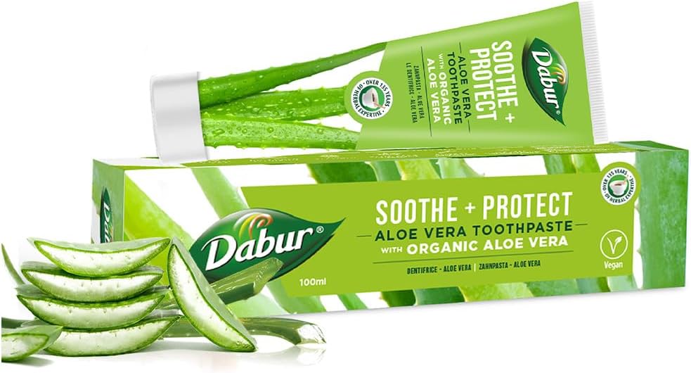 Dabur Soothe Protect Aloe Vera Toothpaste 100ml-0