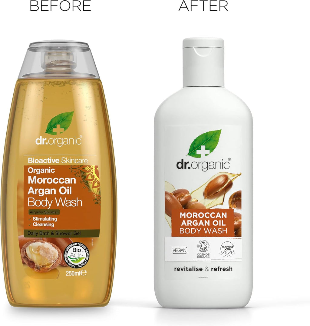 Dr Organic Bioactive Skincare Organic Moroccan Argan Oil Body Wash 250ml-5