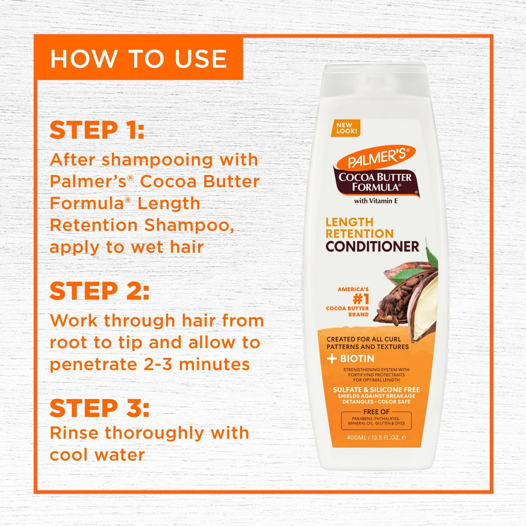 Palmers Length Retention Conditioner Plus Biotin 400ml-4