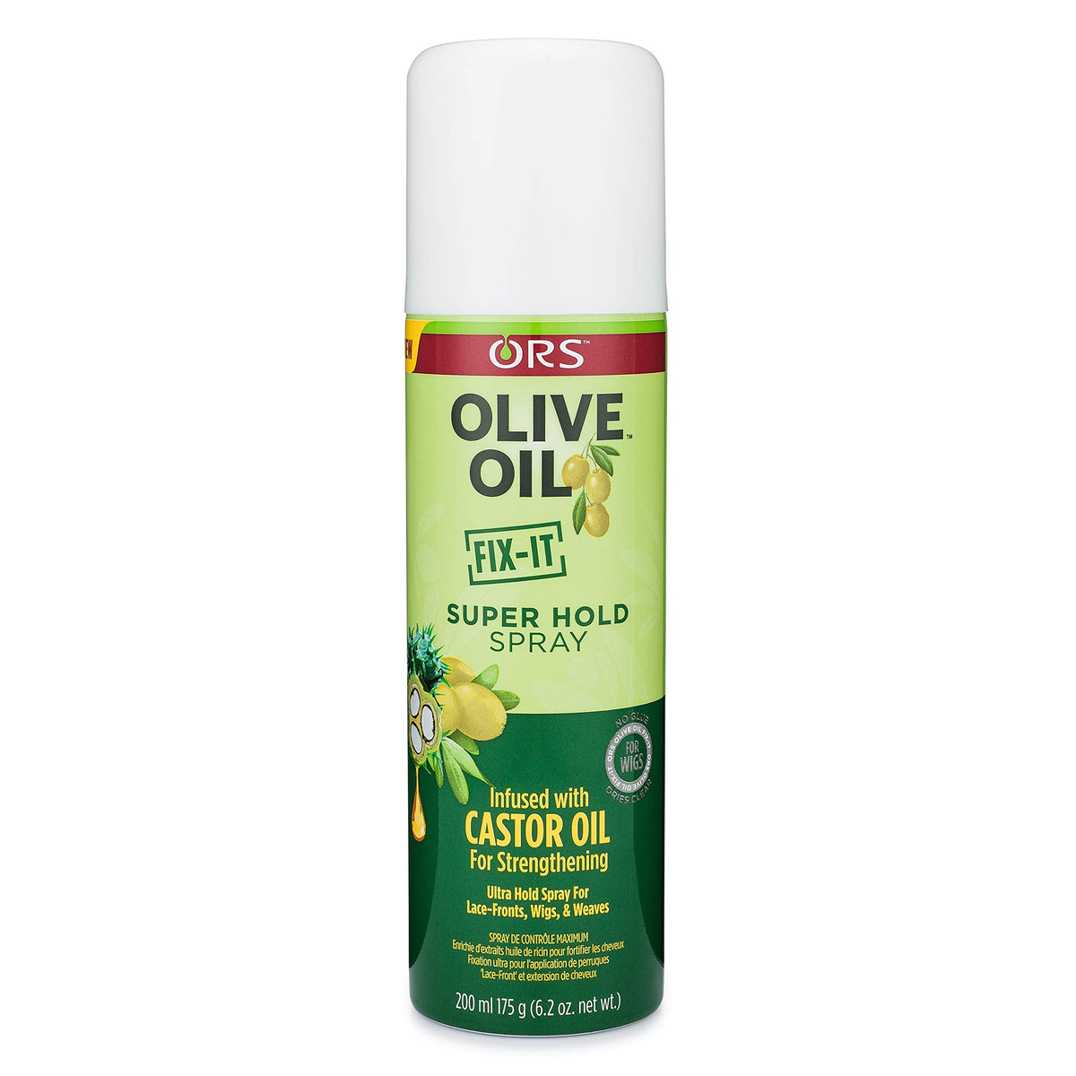 Organic Root Stimulator ORS Olive Oil Super Hold Spray With Castor Oil 200ml