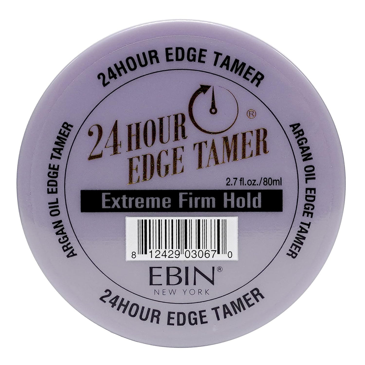 EBIN 24 Hour Argan Oil Extreme Firm Hold Edge Tamer 80ml , 120ml / 250ml