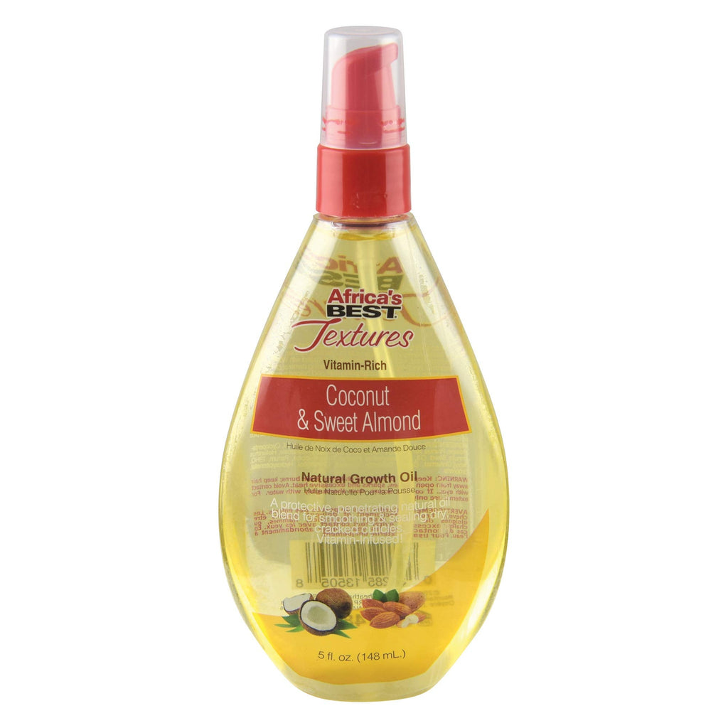 Africas Best Textures Coconut And Sweet Almond Growth Oil 148ml