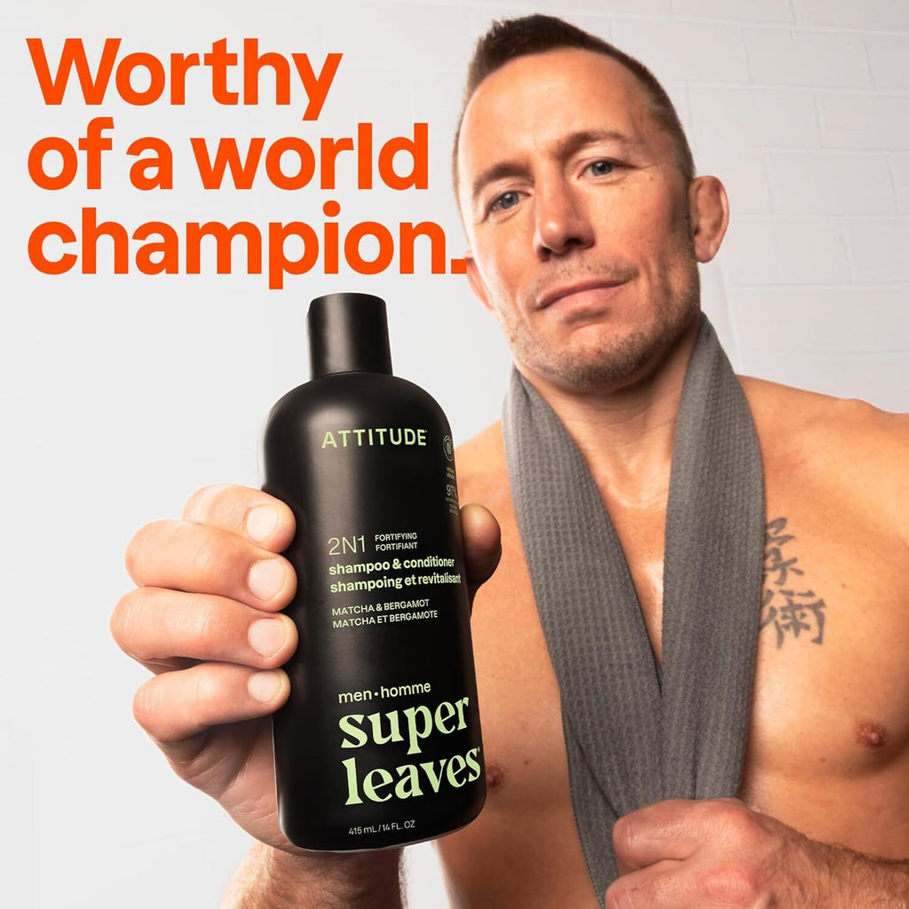Attitude Super Leaves 2 N 1 Fortifying Shampoo And Conditioner-1