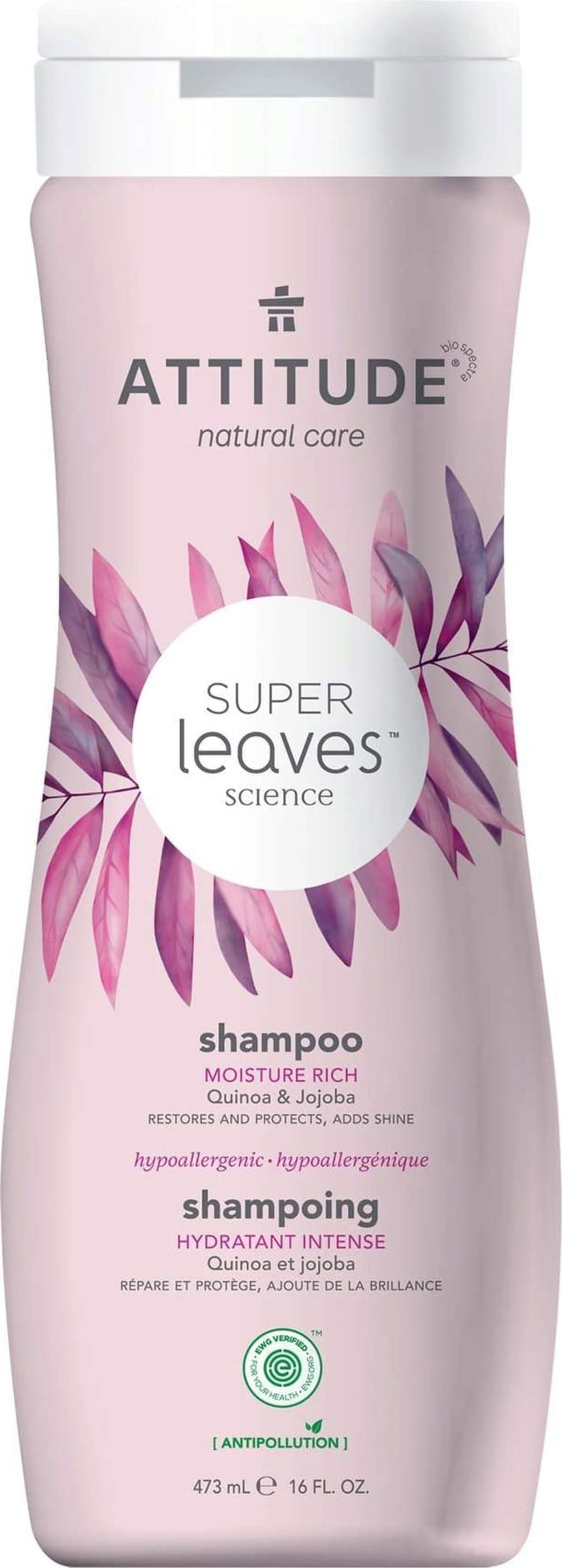 Attitude Super Leaves Science Moisture Rich Shampoo 473ml-0
