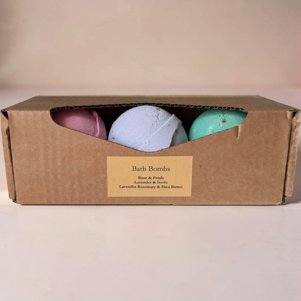 Set of Natural Bath Bombs with Shea Butter-2