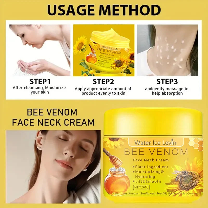 Bee Venom Neck Cream for Fine Lines & Repair