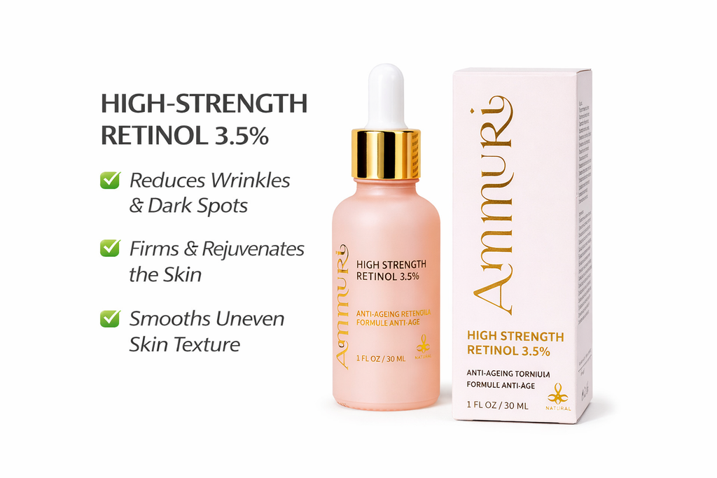 Retinol 3.5% Anti-Ageing Serum for Wrinkles & Skin Firming | Ammuri-1