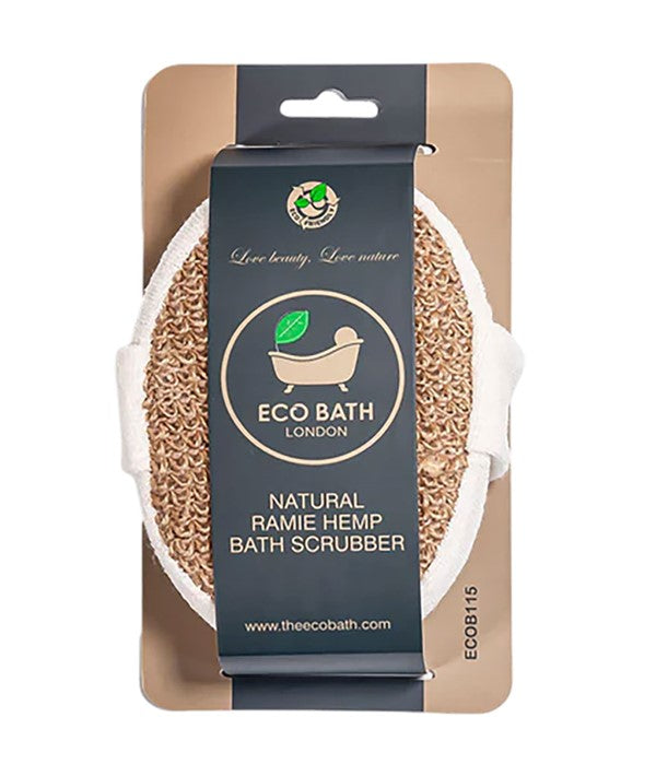 Eco Bath London Natural Ramie Hemp Bath Scrubber-0