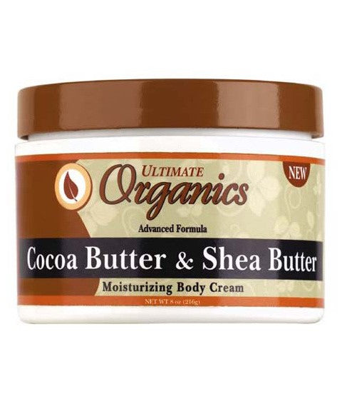 Africas Best Ultimate Organics Cocoa Butter And Shea Butter Cream 227g