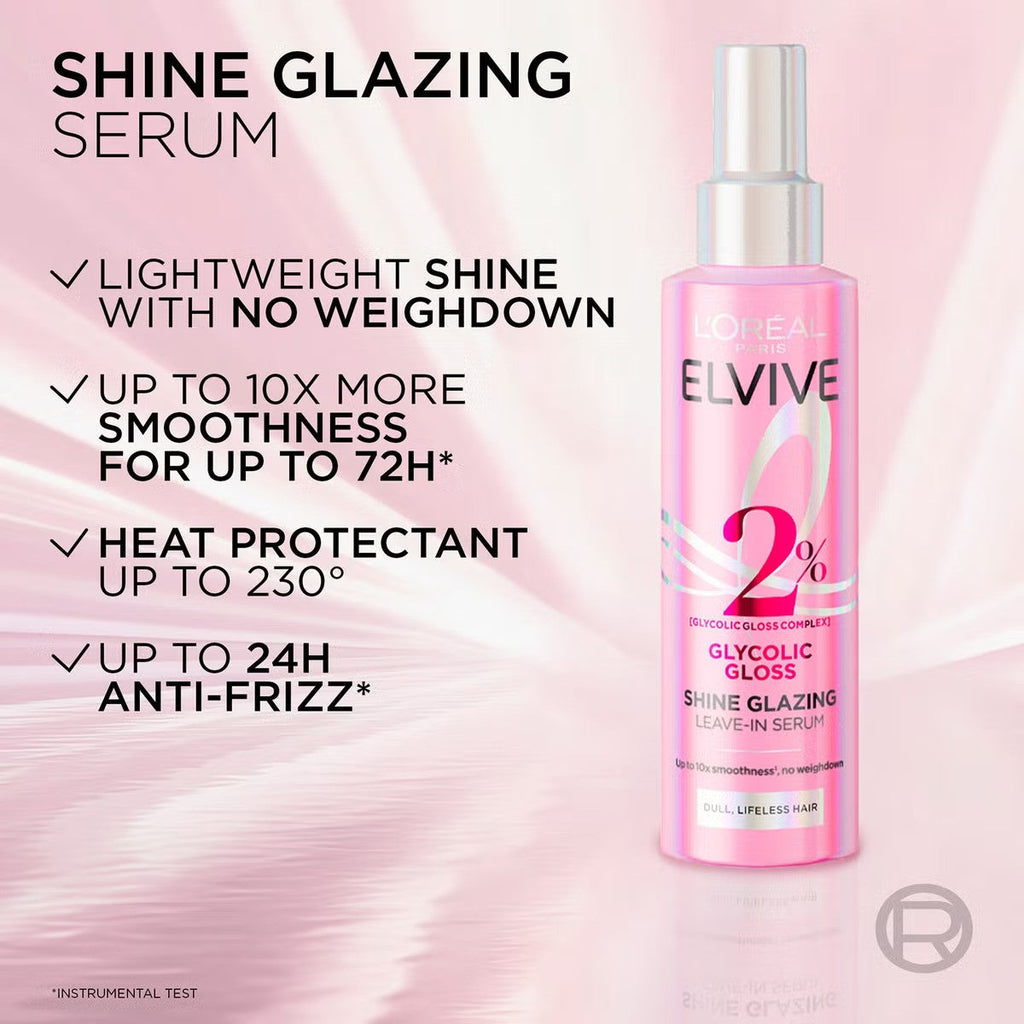 Loreal Elvive Glycolic Gloss Shine Glazing Leave In Serum-1