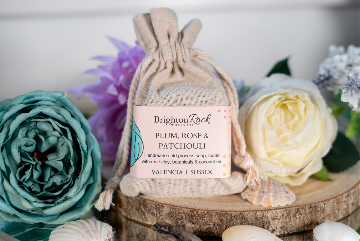 Plum, Rose & Patchouli - Rose Clay Soap-2