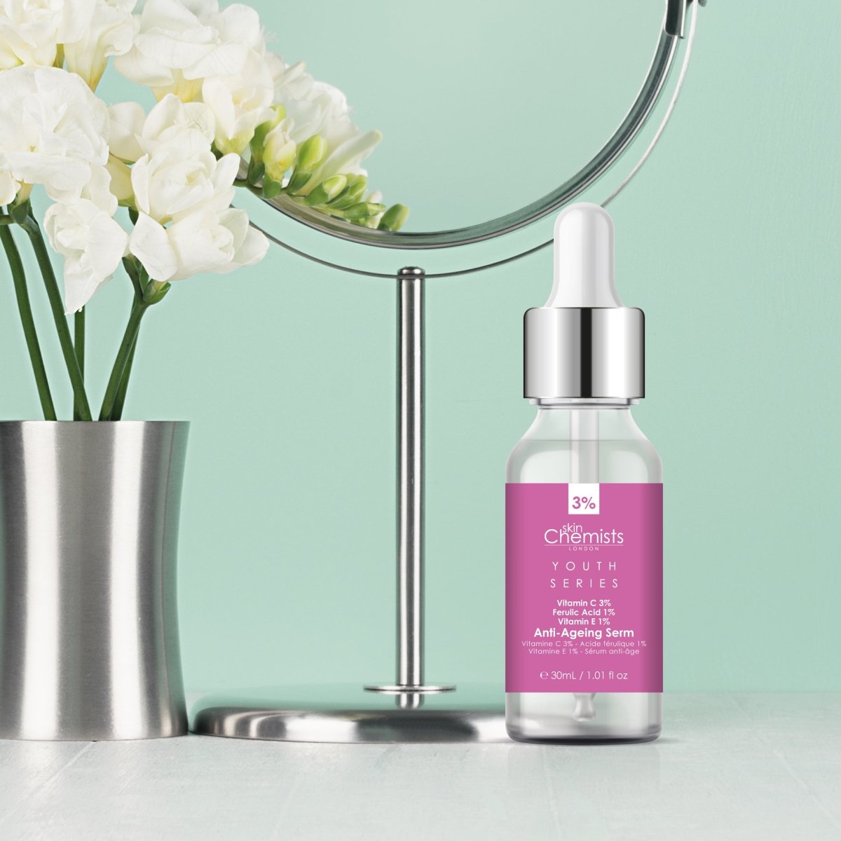 Anti-Ageing Serum Vitamin C 3%, Ferulic Acid 1%, Vitamin E 1% 30ml-3