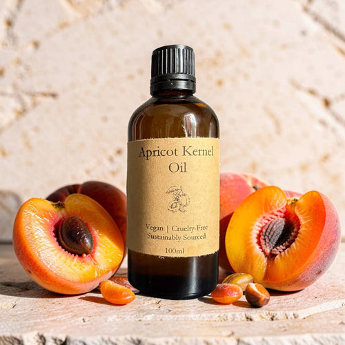 Apricot Kernel Carrier Oil | Cold-Pressed Vegan Facial & Skincare Oil 100 ml-1