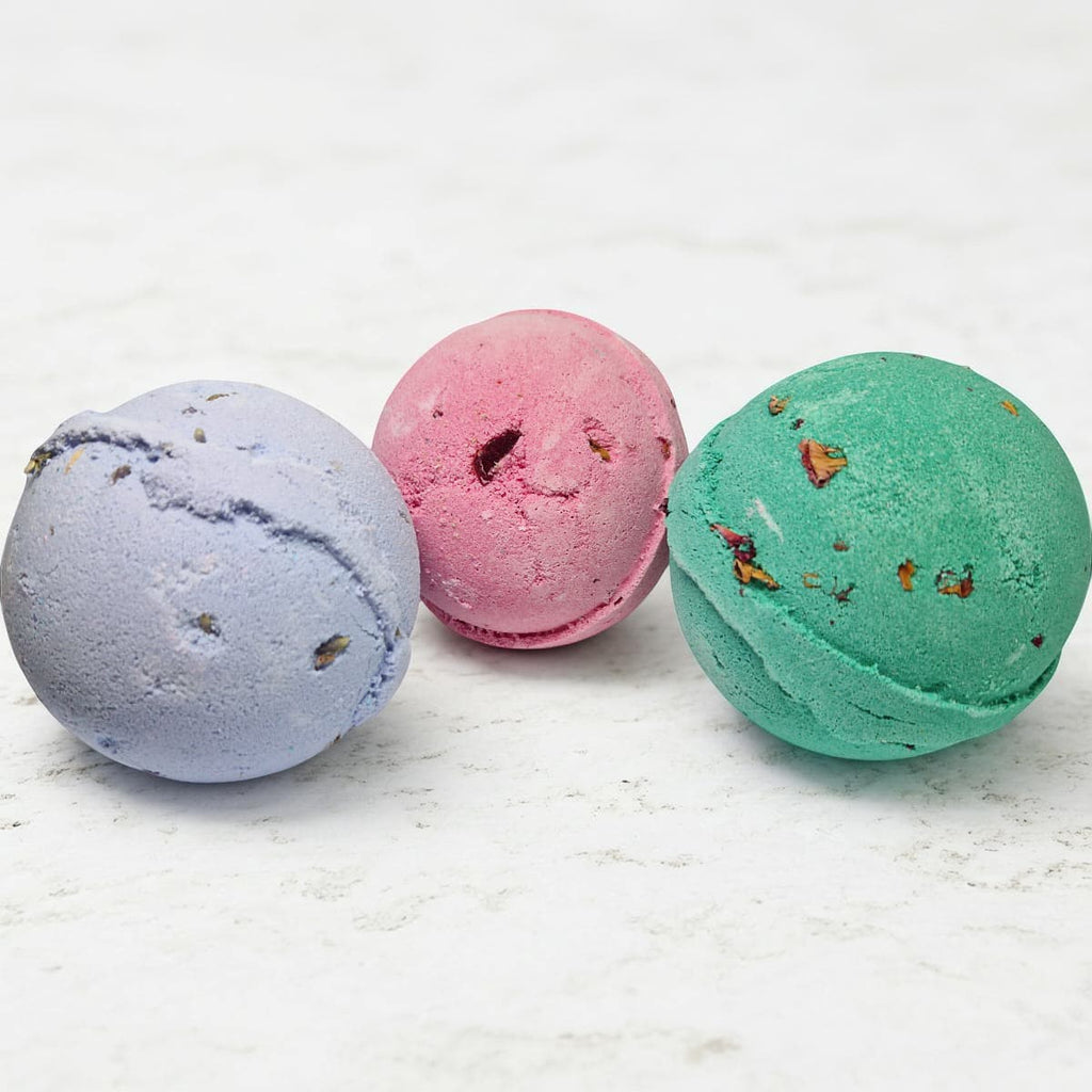 Set of Natural Bath Bombs with Shea Butter-1