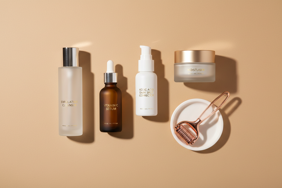 5-Piece Brightening Skincare Set for Dark Spots & Uneven-Looking Tone | Ammuri
