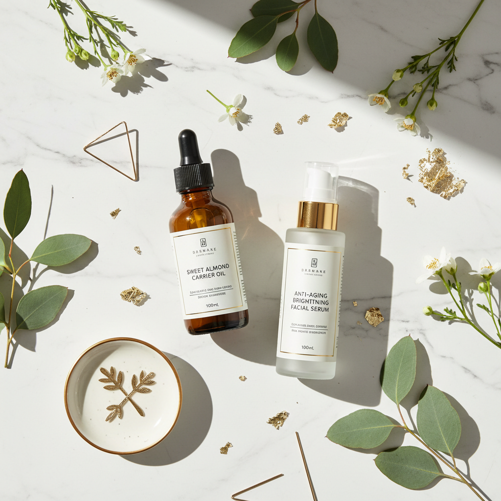 Complete Glow Routine — Sweet Almond Oil & Anti-Aging Brightening Serum