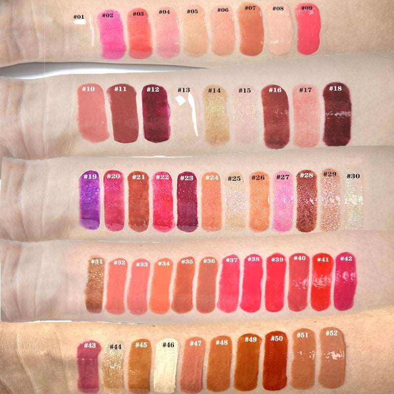 Lip Gloss Collection in 52 Stunning Shades