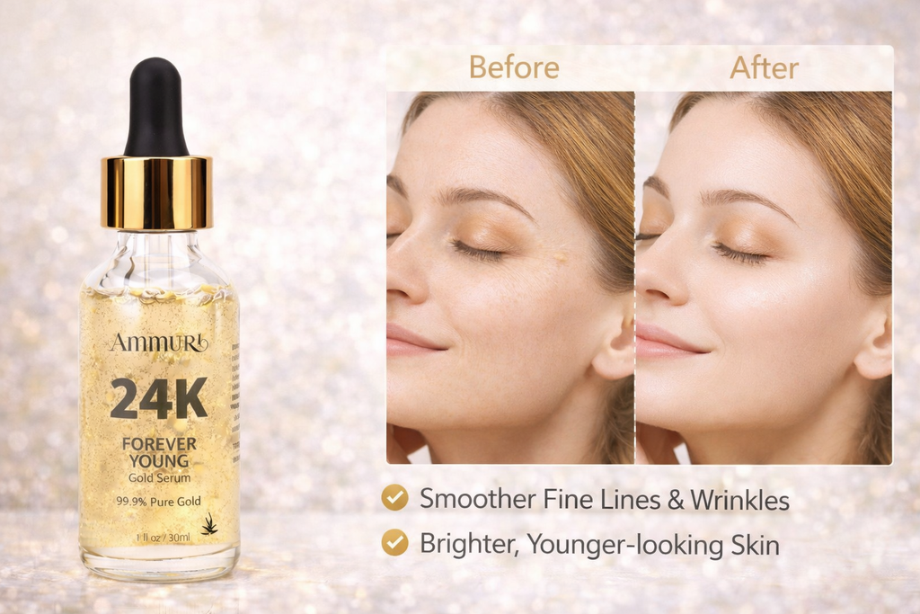24K Gold Face Serum | Ammuri
