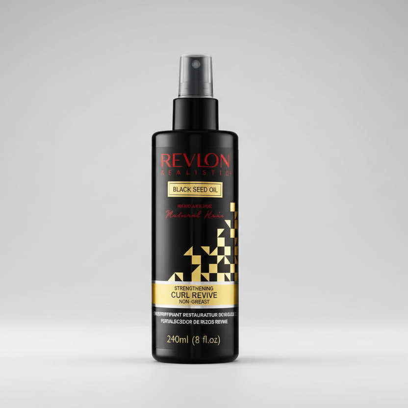 Revlon Realistic Black Seed Oil Strengthening Curl Revive Non-Greasy 240ml