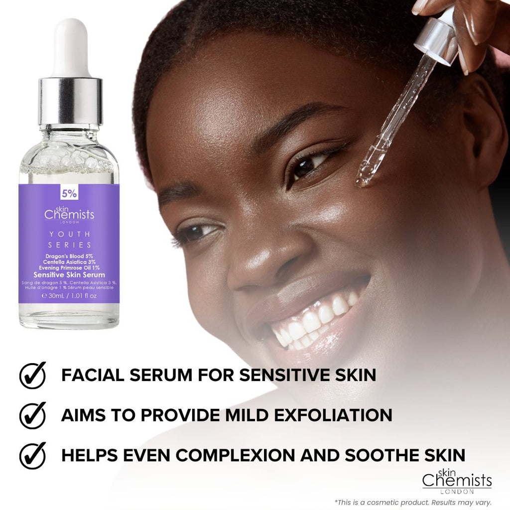 Sensitive Skin Serum Dragon's Blood 5%, Centella Asistica 3%, Evening Primrose Oil 1% 30ml-3