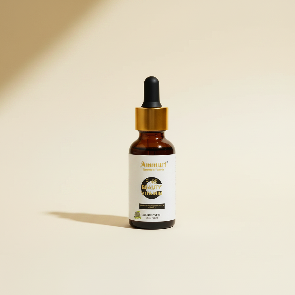 Vitamin C 30% Face Serum with Hyaluronic Acid (30ml) | Ammuri-0