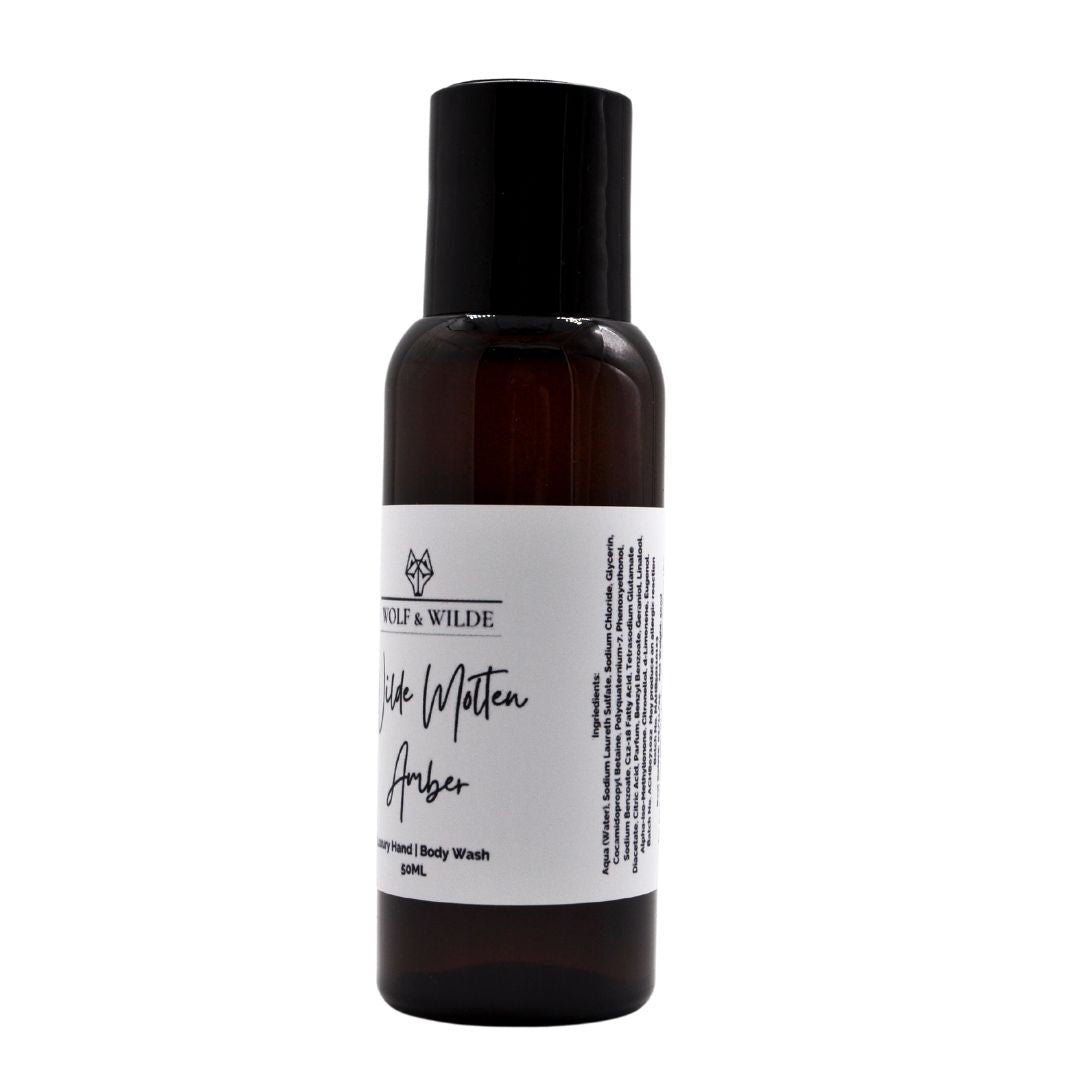 Wilde Molten Amber Travel Size Luxury Hand & Body Wash 50ML-2